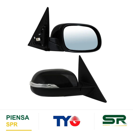 ESPEJO DERECHO 8 PINES CON DESEMPAÑANTE CON DIRECCIONAL AUTOABATIBLE PARA PINTAR ELÉCTRICO KIA SOUL 2016-2019 / USA TYPE 2014-2019 TYG