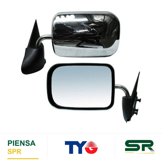 ESPEJO IZQUIERDO CROMADO DODGE PICKUP / RAM 1994-1997 S / CONT TYG