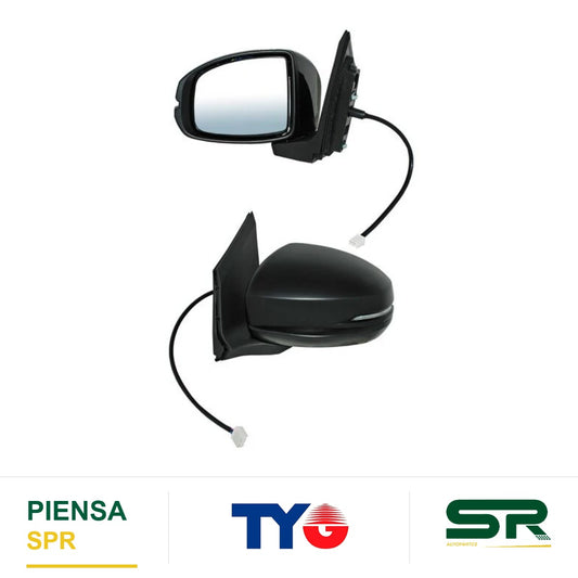 ESPEJO IZQUIERDO 5 PINES CON DIRECCIONAL PARA PINTAR ELÉCTRICO HONDA CITY 2014-2022 28701 TYG