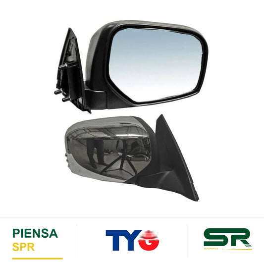 ESPEJO DERECHO CROMADO MITSUBISHI PICKUP L200 2008-2015 S / CONT TYG