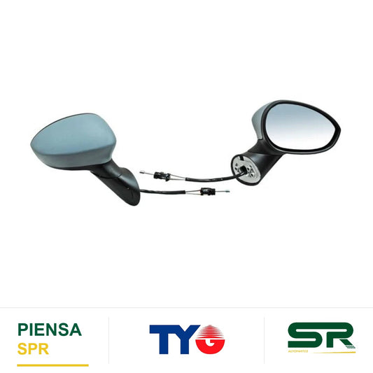 ESPEJO DERECHO PARA PINTAR FIAT 500 2009-2015 C / CONT MAN . TYG