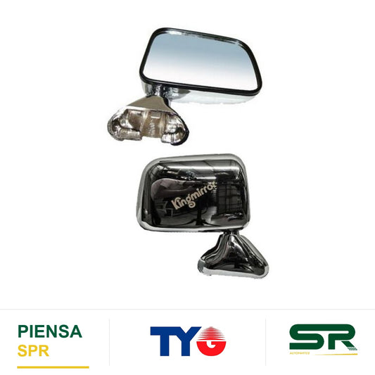 ESPEJO DERECHO CROMADO TOYOTA PICKUP 1989-1995 S / CONT TYG