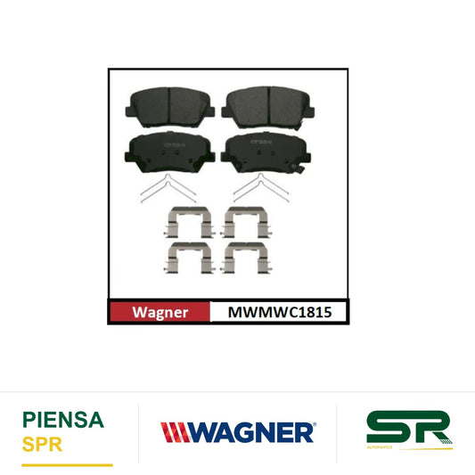 BALATA CERÁMICA DELANTERA HYUNDAI CRETA 2016-2022 / SANTA FE 2018-2019 / KIA SORENTO 2015-2018 WAGNER