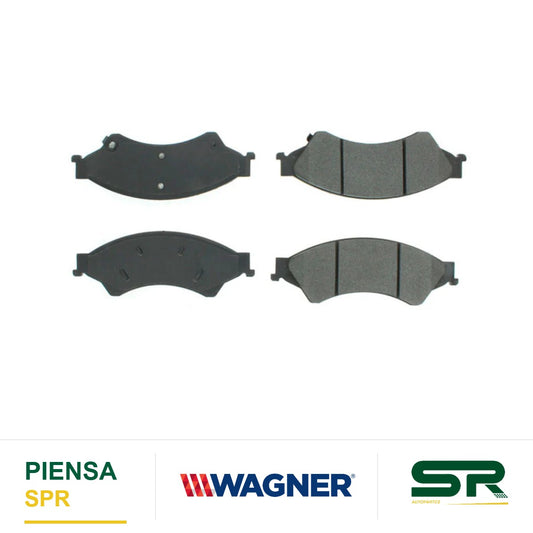 BALATA CERÁMICA DELANTERA FORD RANGER 2013-2021 WAGNER