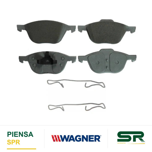 BALATA CERÁMICA DELANTERA FORD FOCUS 2012-2016 / ESCAPE FWD 2013-2016 / ESCAPE 2 5L 17 WAGNER