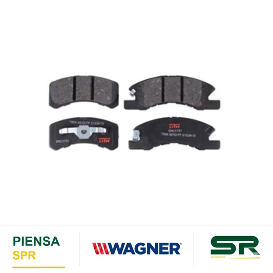 BALATA CERÁMICA DELANTERA MITSUBISHI MIRAGE 2014-2017 / DODGE ATTITUDE 2015-2017 WAGNER