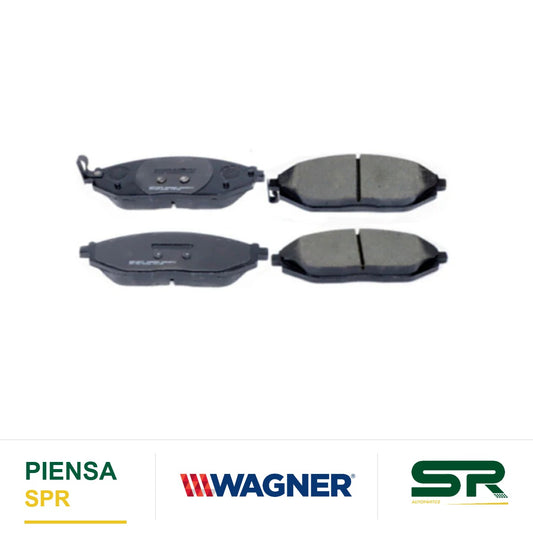 BALATA CERÁMICA DELANTERA CHEVROLET BEAT 2018-2021 / SPARK CLASSIC 2011-2016 WAGNER