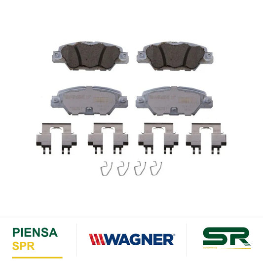 BALATA CERÁMICA TRASERA MAZDA CX-5 2015-2017 WAGNER