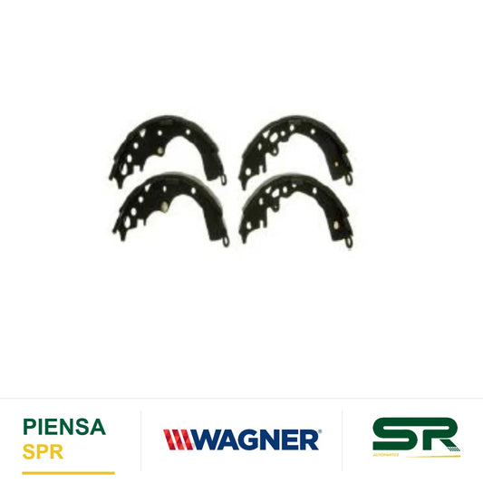BALATA SEMIMETÁLICA TRASERA BALATA DE TAMBOR TOYOTA HILUX 2009-2013 / TACOMA 2005-2017 WAGNER