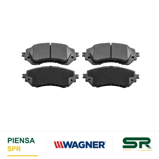 BALATA CERÁMICA DELANTERA TOYOTA YARIS 2016-2022 WAGNER