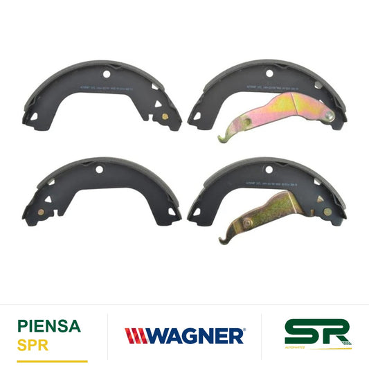 BALATA SEMIMETÁLICA TRASERA BALATA DE TAMBOR 1663-S992 CHEV CRUZE 2011-2015 / CRUZE LIMITED 16 WAGNER