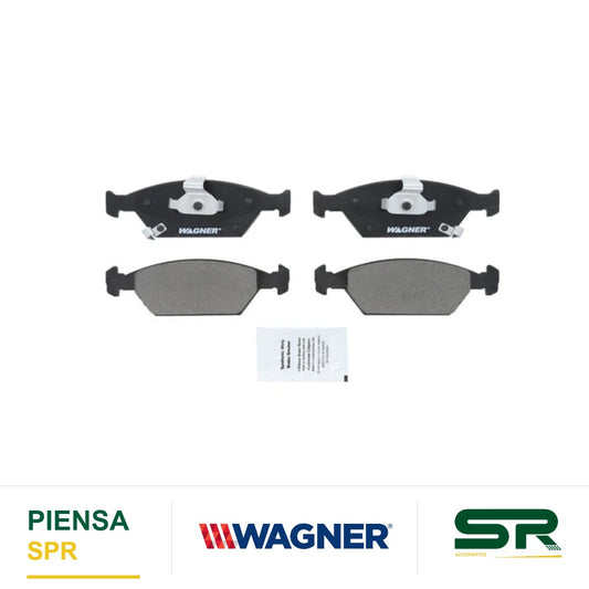 BALATA CERÁMICA DELANTERA HONDA CITY 2010-2014 / FIT 2010-2014 HARDWARE KIT NO INCLUÍDO WAGNER