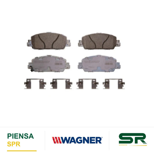 BALATA CERÁMICA DELANTERA HONDA ACCORD 2013-2019 / HR-V 2016-2021 WAGNER