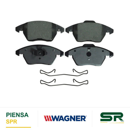 BALATA CERÁMICA DELANTERA VOLKSWAGEN BEETLE 2012-2016, JETTA 1-17, JETTA 1 4L 14, JETTA 2 L 2014 WAGNER