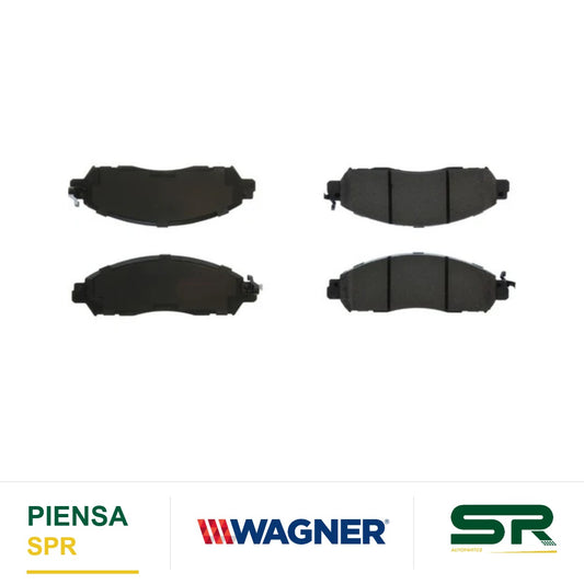 BALATA CERÁMICA DELANTERA NISSAN NP300 FRONTIER 2016-2022 WAGNER