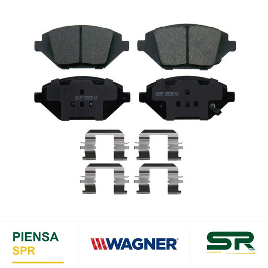 BALATA CERÁMICA DELANTERA CHEVROLET SPARK 2016-2020 WAGNER