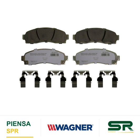 BALATA CERÁMICA DELANTERA FORD EXPLORER GRUESA 2002-2005 ; FORD RANGER 2003-2010 ; FORD RANGER 2WD 2005-2005 WAGNER