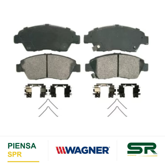 BALATA CERÁMICA DELANTERA HONDA CIVIC 2003-2012 / FIT 2012-2013 WAGNER