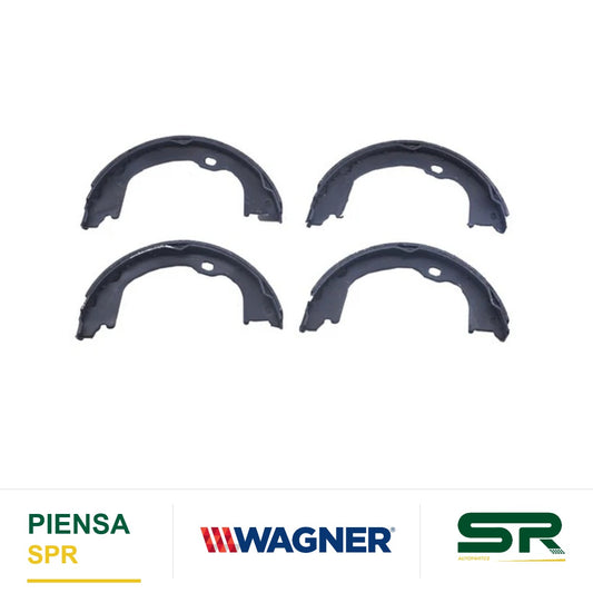 BALATA SEMIMETÁLICA TRASERA BALATA DE TAMBOR 1659-S986 DODGE DURANGO 2011-2017 / JEEP GRAND CHEROKEE 2011-2017 WAGNER