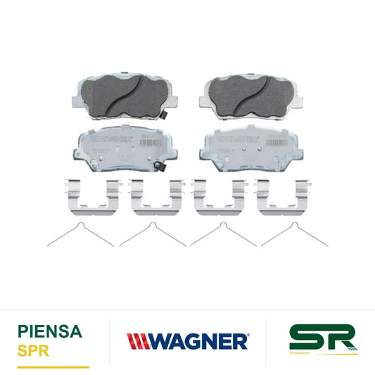 BALATA CERÁMICA DELANTERA HYUNDAI CRETA 2016-2022 / SANTA FE 2018-2019 / KIA SORENTO 2015-2018 WAGNER