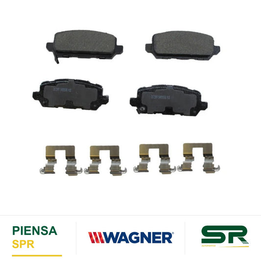 BALATA CERÁMICA TRASERA HONDA CR-Z 16 / HR-V 2016-2019 WAGNER
