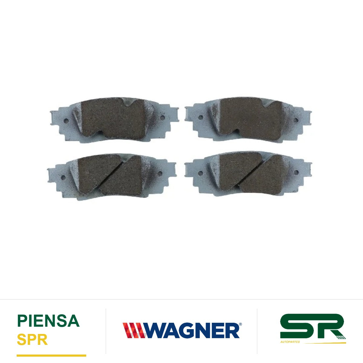 BALATA CERÁMICA TRASERA TOYOTA CHR / C-HR 2018-2019 / RAV-4 2019 / CAMRY 2018-2019 / AVALAON 2019 WAGNER