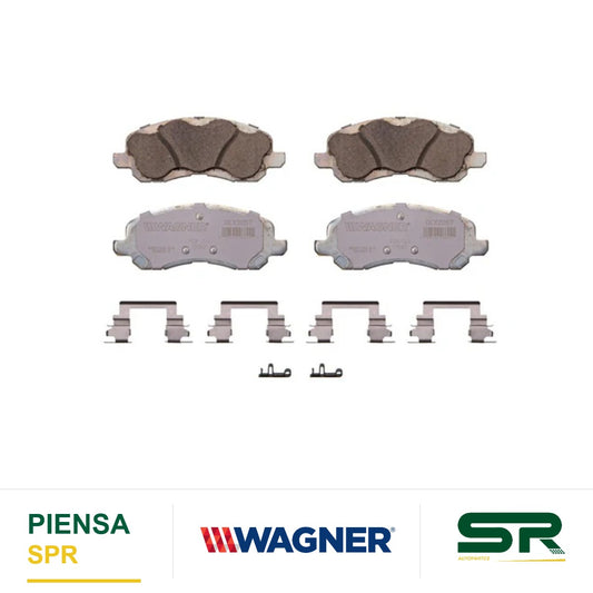 BALATA CERÁMICA DELANTERA JEEP COMPASS 2017-2018 WAGNER