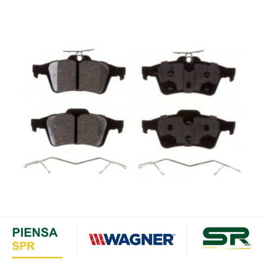 BALATA CERÁMICA TRASERA FORD FOCUS 2012-2018 / ESCAPE 2013-2019 / C-MAX 2013-2018 WAGNER