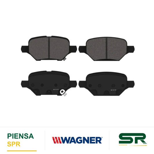 BALATA CERÁMICA TRASERA BUICK ENCORE 2017-2019 / CHEVROLET TRAX 2018-2020 WAGNER