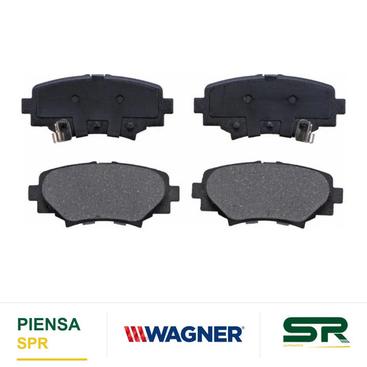 BALATA CERÁMICA TRASERA MAZDA 3 2014-2016 " HECHO EN JAPON " WAGNER