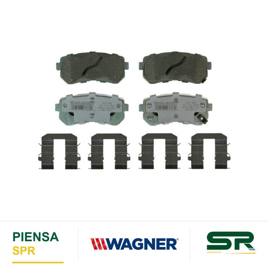 BALATA CERÁMICA TRASERA KIA; SPORTAGE 2011-2016, HYUNDAI; TUCSON 2010-2015 WAGNER