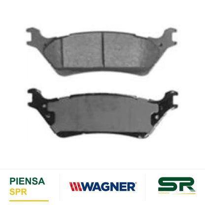 BALATA CERÁMICA TRASERA FORD F-150 2013-2019 / LOBO 2012-2019 WAGNER