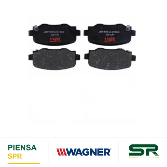 BALATA CERÁMICA TRASERA JEEP GRAND CHEROKEE 2014-2017 / CHRYSLER 200 2015-2017 WAGNER