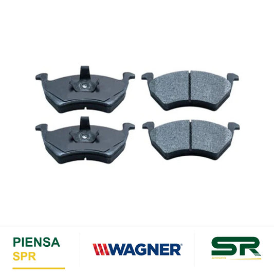 BALATA SEMIMETÁLICA DELANTERA VOLKSWAGEN NUEVO GOL 2012-2022 / SAVEIRO 2012-2022 / UP! 2016-2018 WAGNER