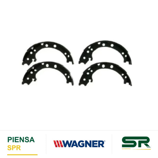 BALATA SEMIMETÁLICA TRASERA BALATA DE TAMBOR 1588-S928 ACURA RDX 2007-2013 , HONDA CR-V 2007-2013 WAGNER