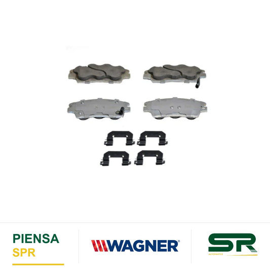 BALATA CERÁMICA DELANTERA HYUNDAI ELANTRA 2017-2018 / TUCSON 2016-2018 / KIA SPORTAGE 2017-2022 WAGNER