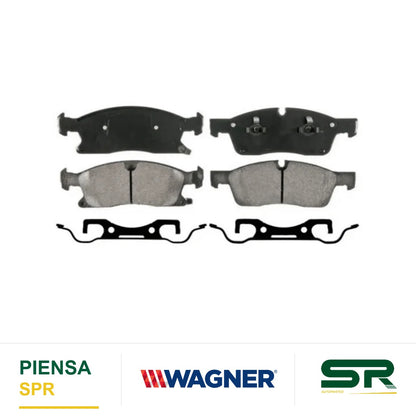 BALATA CERÁMICA DELANTERA DODGE DURANGO 2016-2021 / JEEP GRAND CHEROKEE 2017 WAGNER