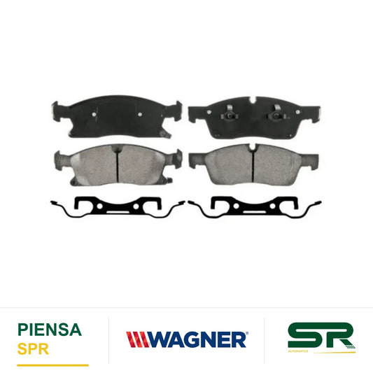 BALATA CERÁMICA DELANTERA DODGE DURANGO 2016-2021 / JEEP GRAND CHEROKEE 17 WAGNER
