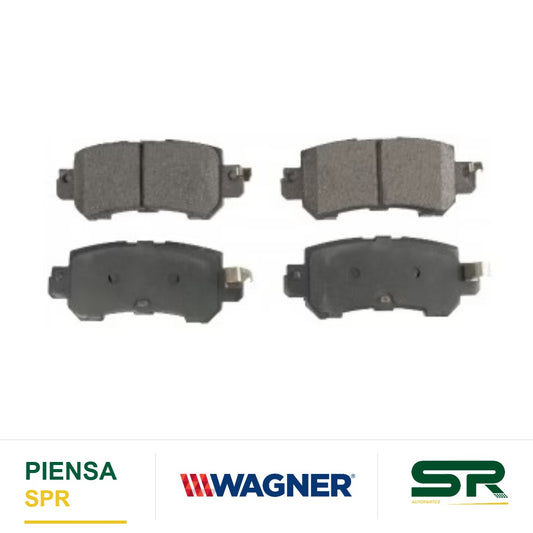 BALATA CERÁMICA TRASERA MAZDA CX-5 2013-2015 / CX-3 2016-2017 WAGNER
