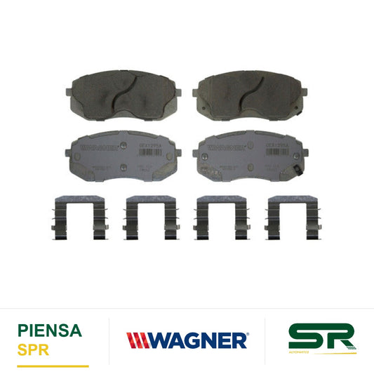 BALATA CERÁMICA DELANTERA HYUNDAI TUCSON 2015-2010; SPORTAGE 2016-2011 WAGNER