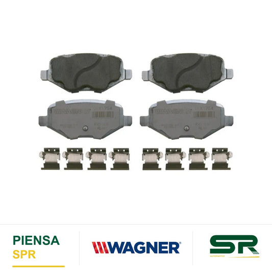 BALATA CERÁMICA TRASERA FORD EXPLORER 2013-2017 / LINCOLN MKT 2018-2019 WAGNER