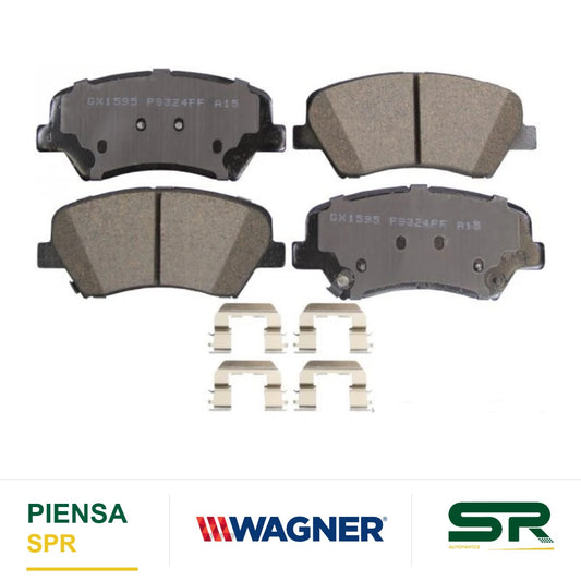 BALATA CERÁMICA DELANTERA KIA FORTE 2014-2016 WAGNER