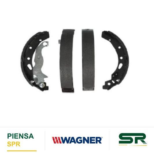 BALATA SEMIMETÁLICA TRASERA BALATA DE TAMBOR 1437-S991 MAZDA MAZDA 2 2011-2022 / TOYOTA YARIS IA 2017-2019 WAGNER