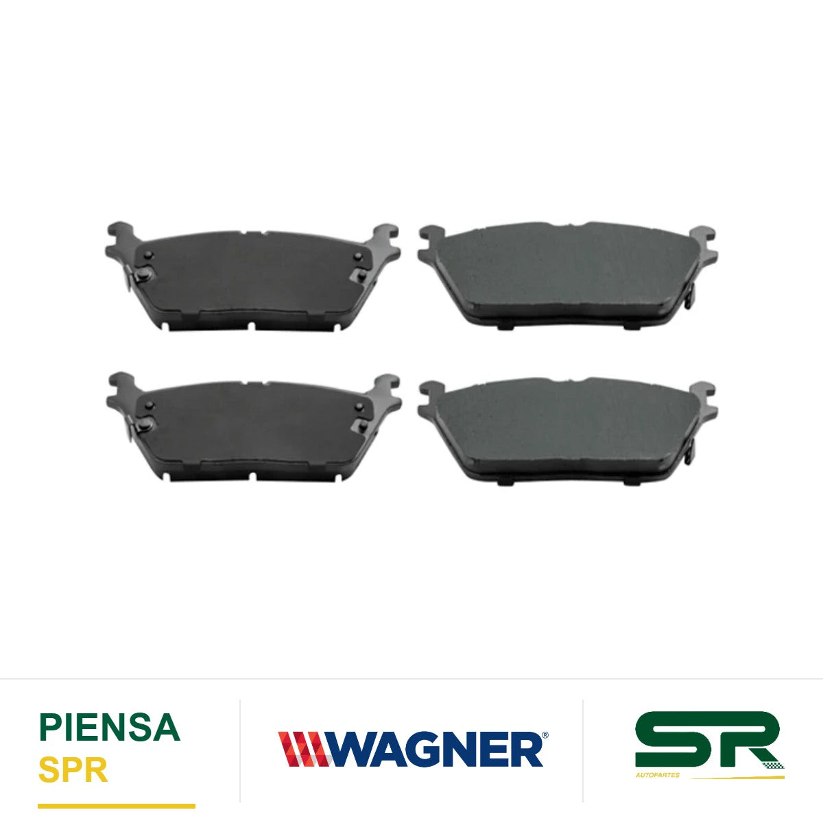 BALATA CERÁMICA TRASERA RAM 1500 2020-2022 HARDWARE KIT INCLUÍDO WAGNER