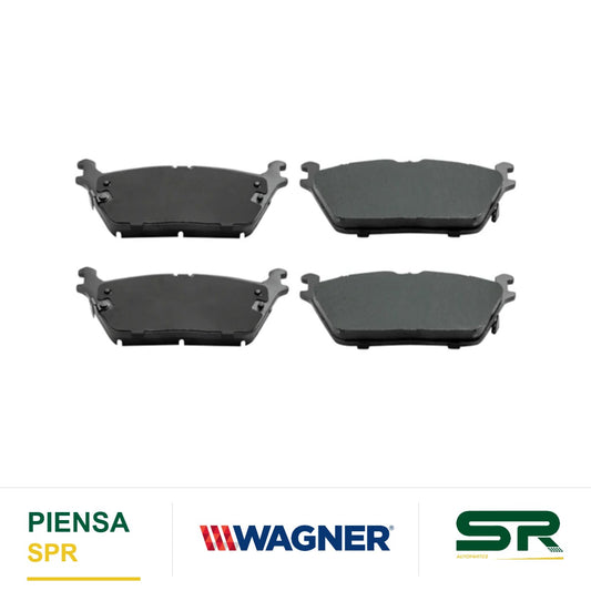 BALATA CERÁMICA TRASERA RAM 1500 2020-2022 HARDWARE KIT INCLUÍDO WAGNER