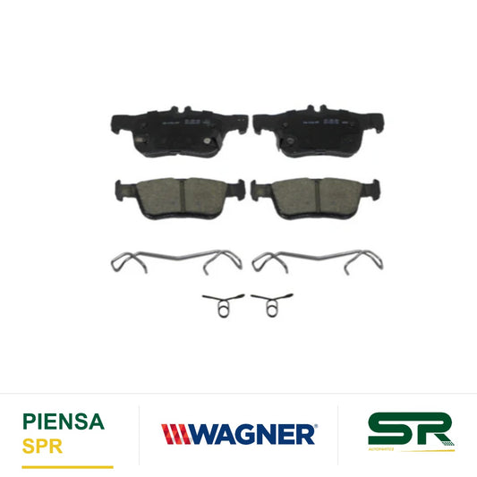 BALATA CERÁMICA TRASERA ACURA RDX 2019-2021 / HONDA ACCORD 2018-2020 / CIVIC 2016-2021 WAGNER