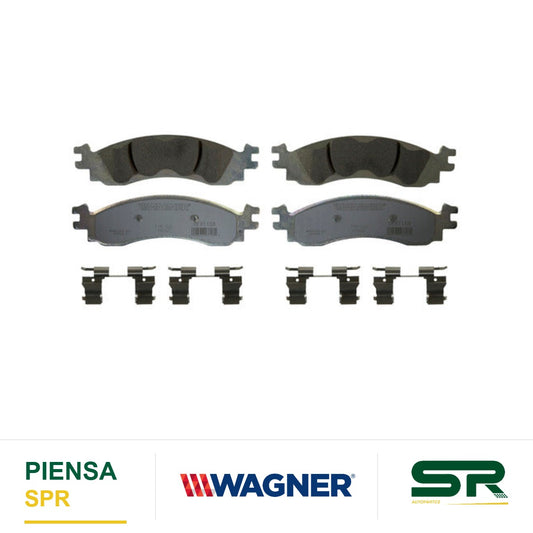 BALATA CERÁMICA DELANTERA FORD EXPLORER INC SPORT TRAC 2005-2010 ; MERCURY MOUNTAINEER 2006-2010 WAGNER