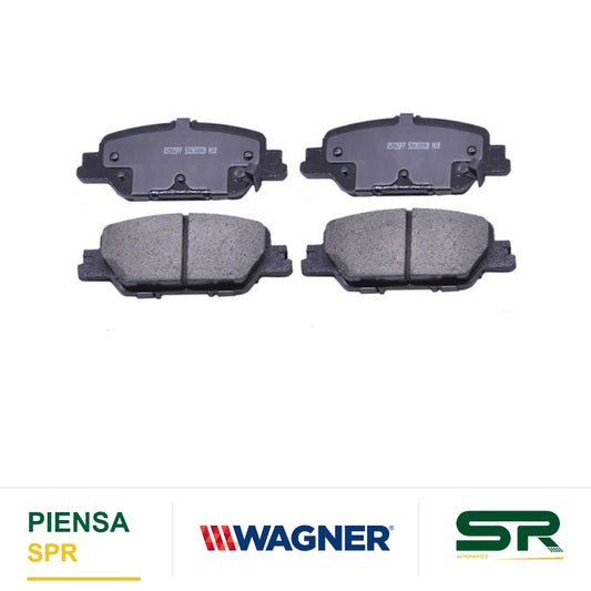 BALATA CERÁMICA TRASERA 9268-D2037 HONDA CR-V 2017-2020 WAGNER