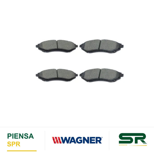 BALATA CERÁMICA DELANTERA CHEV SPARK 2010-2012 / PONTIAC G3 2006-2010 WAGNER