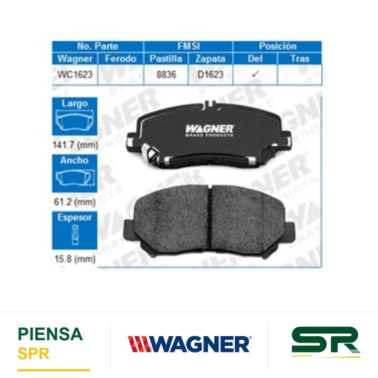 BALATA CERÁMICA DELANTERA MAZDA CX5 2013-2019 WAGNER